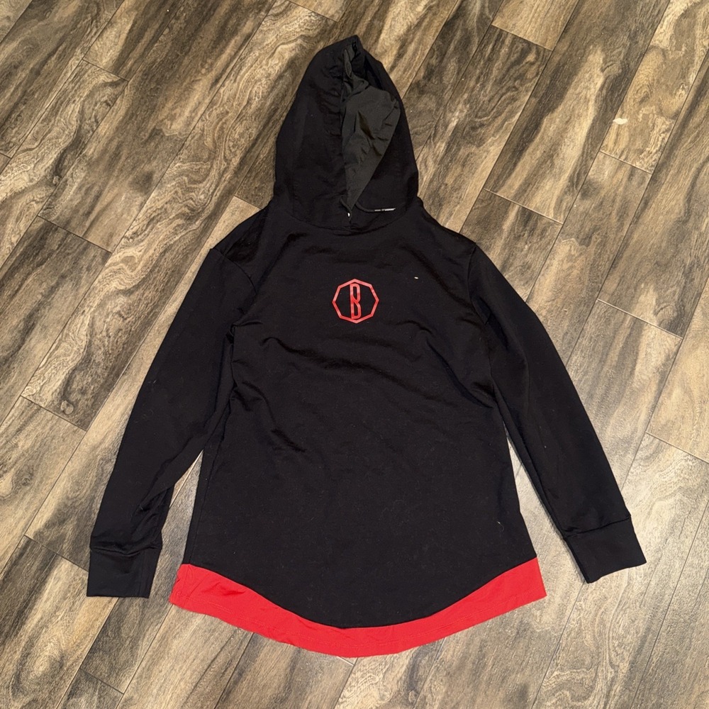 Unbranded Athletic Fit Workout Hoodie Gym Wear "Be Brave" Men's Size L/XL‎